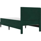  Okvir kreveta s madracem Tamnozelena 90 x 190 cm Baršun | shoptok.hr