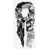 Desigual Šal črna / off-bela | Shoptok.si