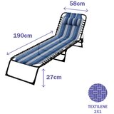  Șezlong Marbueno Modra 190 x 27 x 58 cm | Shoptok.si
