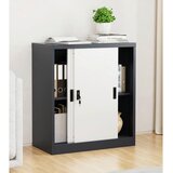 MID.YOU ARHIVSKA OMARA antracit, bela | Shoptok.si