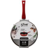 Five TAVA S POKLOPCEM ESSENTIELLE 24 CM ALUMINIJ/BAKELIT, CRVENA | shoptok.hr