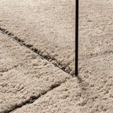 vidaXL Tepih HUARTE kratkih vlakana meki i perivi Ø200 cm boja pijeska | shoptok.hr