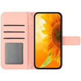 INORCO Usnjena torbica s stojalom za Google Pixel 8, ovitek za telefon z vtisnjenimi sončnicami in naramnico, (22034172) | Shoptok.si