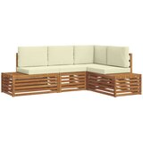  Setovi sofa s jastukom 4 Komad Prirodna i krem | shoptok.hr