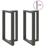  Noge za barski stol T-oblika 2 kom antracit 60x35x(90-91) cm čelik | shoptok.hr