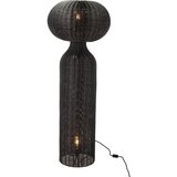 Villa Collection Crna stojeća svjetiljka sa sjenilom od ratana (visina 130 cm) Werna – | shoptok.hr