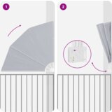 vidaXL Zaslon za privatnost na balkonu Siva 160 x 160 cm tkanina | shoptok.hr