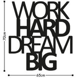 WALLXPERT zidna dekoracija Work Hard Dream Big | ePonuda.com
