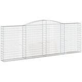 Lučne gabionske košare 2 kom 400x30x140/160cm pocinčano željezo | shoptok.hr