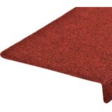  Otirači za stepenice 5 kom bordo 65x21x4 cm prošiveni | shoptok.hr