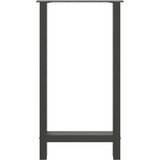  Noge za barski stol antracit boje 2 kom 50 x (90-91) cm čelik | shoptok.hr