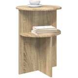  Bocni stol Hrast sonoma Ø 39,5 x 55 cm Konstruirano drvo | shoptok.hr