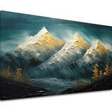  Moderan zidni dekor horizont zlatne harmonije - premium art Cene