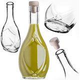 KADAX Icona steklena steklenica 250 ml za vino, likerje, sokove, likerje, mesečino s pluto, (5000355317) | Shoptok.si