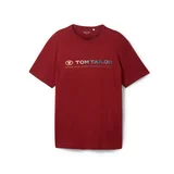 Tom Tailor Majica opal / pastelno žuta / karmin crvena