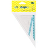  TROKUT PVC 18 CM (45° PLUS 60°) PK2 SREDNJI EDUCA BLISTER | Shoptok.si