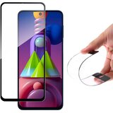 Full Cover Flexi Nano hibridno steklo za zaščito zaslona z okvirjem za Samsung Galaxy M51 črno | Shoptok.si