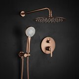 REA Bath Komplet za tuširanje za vgradnjo Ontario Brush Copper + BOX | Shoptok.si