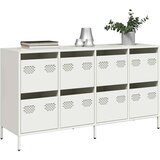 vidaXL Komoda bijela 135x39x73,5 cm hladno valjani čelik | shoptok.hr
