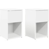 Ormarić za krevet 2 pcs Bijela 29 x 31,5 x 49 cm | shoptok.hr