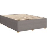 vidaXL Krevet s oprugama i madracem smeđesivi 140 x 190 cm od tkanine | shoptok.hr
