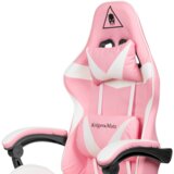  Kruger&Matz GX-150 gejmerska stolica bijela i roza | shoptok.hr