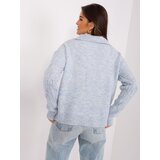 Wool Fashion Italia Sweater-AT-SW-2349-2.27-cyan | Shoptok.si