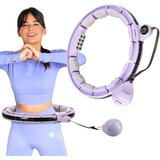  Hhm13 hula hoop ljubičasti magnetni s utegom + brojačem hms | shoptok.hr
