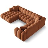 Cosmopolitan Design Kutna garnitura od šenila boja terakote (s desnim kutom/u obliku slova "U") Treno – | shoptok.hr