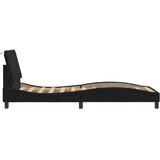 Okvir kreveta s LED-om bez madraca Hanko crni 80 x 200 cm baršunasti | shoptok.hr