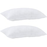  Jastuk 2 pcs Bijelo 80 x 40 x 20 cm Pamuk i poliester | shoptok.hr