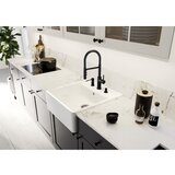 Blanco kuhinjsko korito PANOR 60, kristalno bel, keramika, z eno izvrtino 514486 + sifon | Shoptok.si