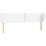 Maison Chic vzglavna omarica - nočna omarica - posteljna omarica z ušesi belo 183x23x78/88 cm umetno usnje, (21709319) Cene