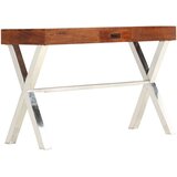  Radni stol 110x50x76 cm od drva bagrema s premazom boje meda | shoptok.hr