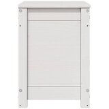  Kutija za pohranu bijela 60x32x45,5 cm od masivne borovine | shoptok.hr