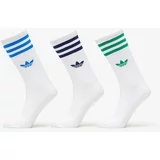 Adidas High Crew Sock White/ Green/ Dark blue