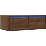 TV ormarić s LED svjetlima boja smeđeg hrasta 75x35,5x25 cm | Eponuda.com