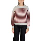 Only Puloverji ONLADELE L/S O-NECK STRIPE SWT 15358792 Rdeča Cene