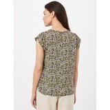 Opus Bluza 'Fannie' zelena / črna / bela | Shoptok.si