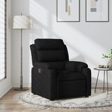 Maison Chic Naslanjač - Relax naslanjač iz črnega blaga, (22042124) | Shoptok.si