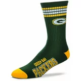 For Bare Feet Green Bay Packers Graphic 4-Stripe Deuce čarape