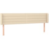  LED uzglavlje krem 203x16x78/88 cm od tkanine | shoptok.hr