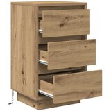 TV ormarić s LED svjetlima boja artisan hrasta 38x34x65 cm | shoptok.hr