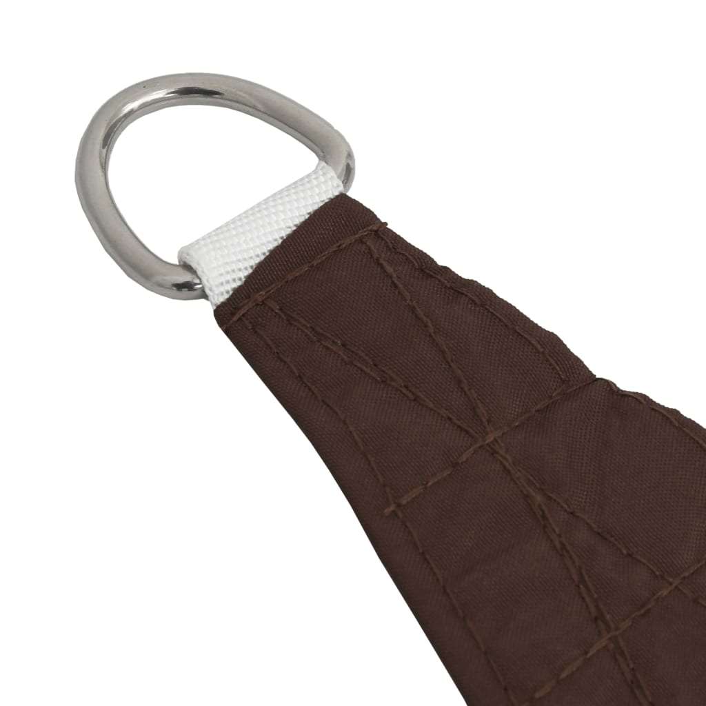 vidaXL Senčno jadro oksford blago trikotno 5x5x6 m rjavo, (20609288) | Shoptok.si