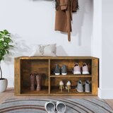 Ormarić za cipele dimljeni hrast 100x35x45 cm konstruirano drvo | shoptok.hr
