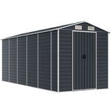  Vrtno spremište antracit 191 x 470 x 198 cm pocinčani čelik | shoptok.hr