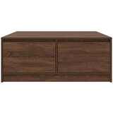 vidaXL stol za kavu s ladicama smeđi hrast 100x100x40 cm | shoptok.hr