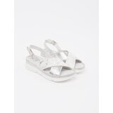 GOODIN White flat sandals | Shoptok.si