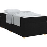  Konstrukcija postelje z vzmetnico Črna 90 x 190 cm blago | Shoptok.si