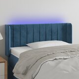 vidaXL LED uzglavlje tamnoplavo 93x16x78/88 cm baršunasto Cijene